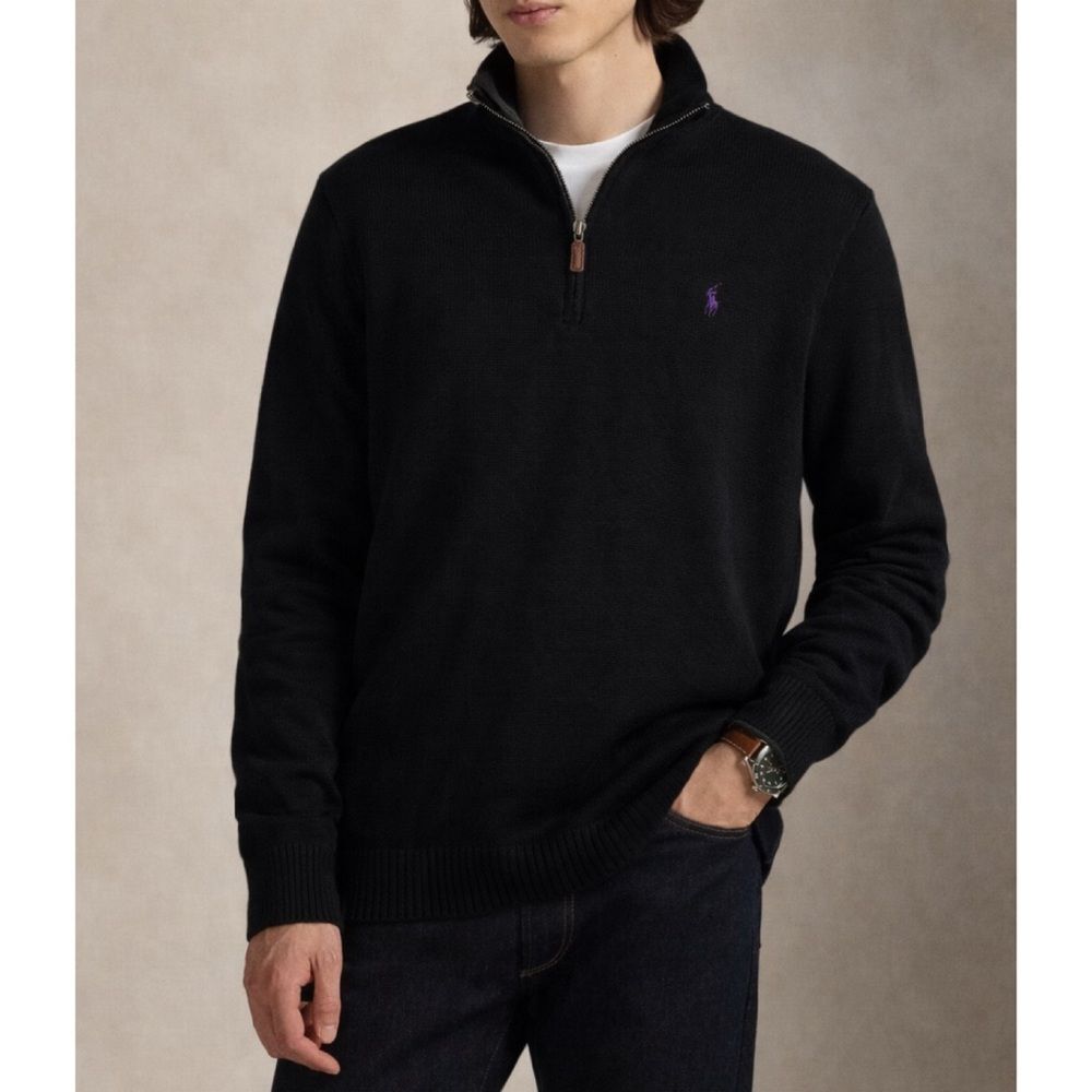 Polo Ralph Lauren Quarter Zip Sweater Large